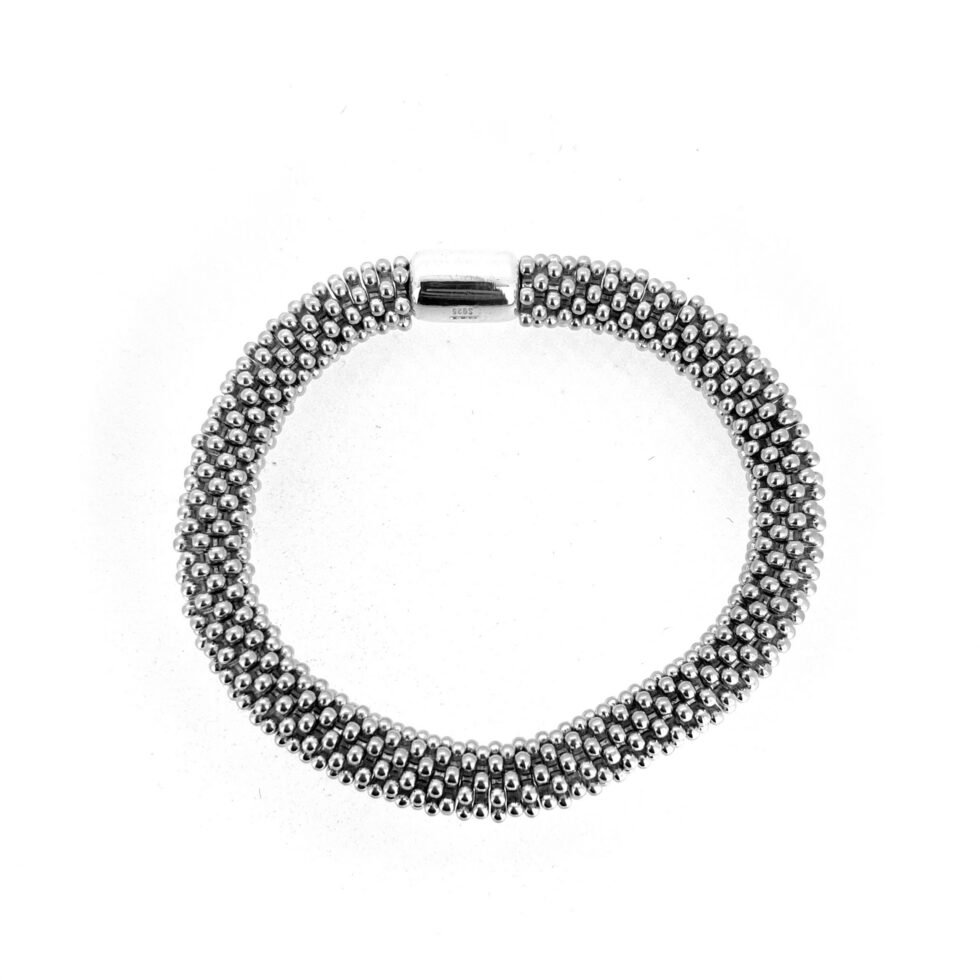Small 15cm Links of London Effervescence bracelet in sterling silver