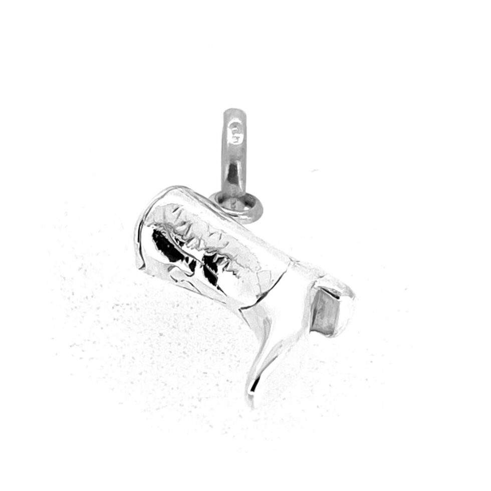 Links of London boot charm with raised panel detail