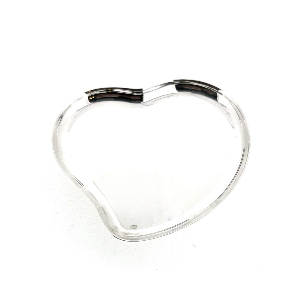 Reverse of Links of London sterling silver heart dish