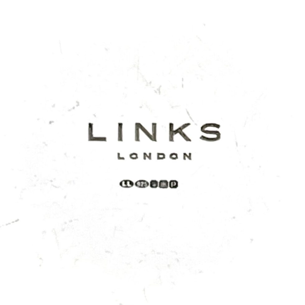 Professionally polished Links of London heart trinket dish