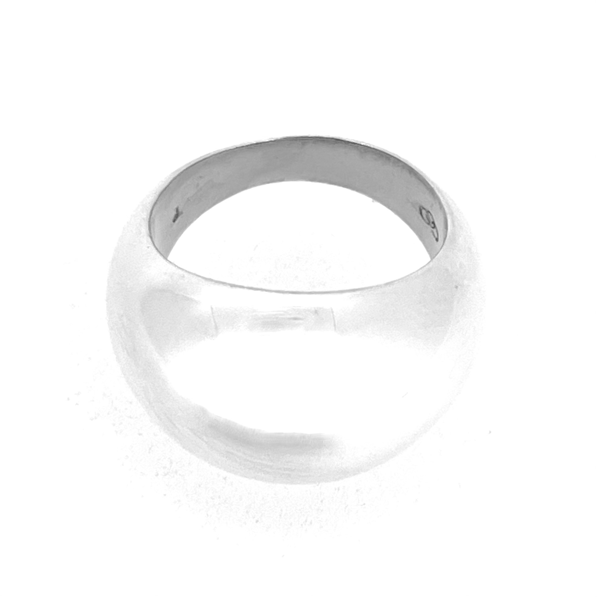 Vintage sterling silver bombé statement ring by Links of London