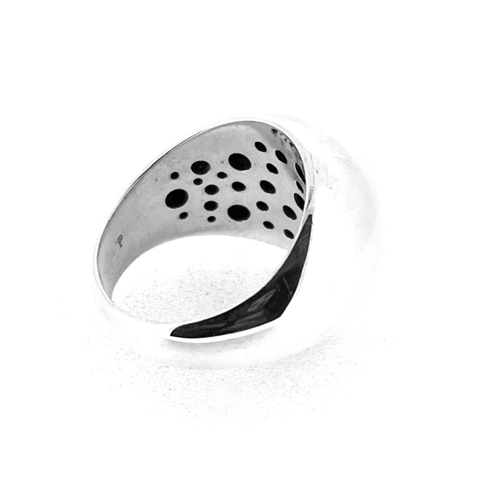 Links of London polished silver bubble ring
