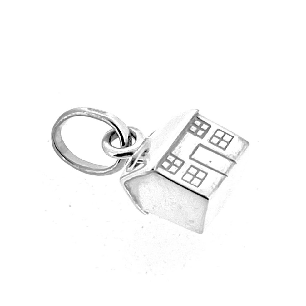 Links of London silver house charm front view
