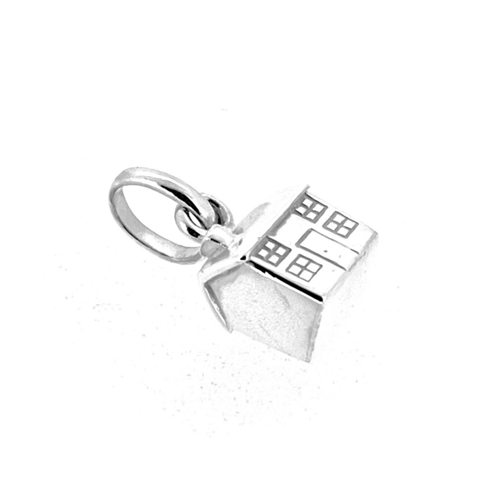 Links of London miniature house charm angled view