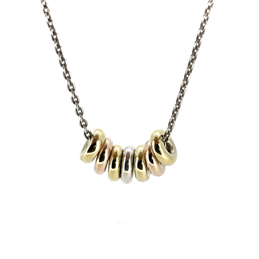 Vintage Links of London seven link Sweetie necklace