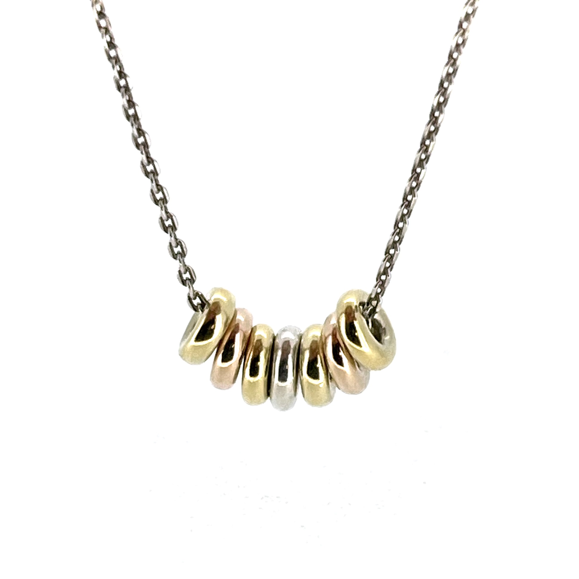 Vintage Links of London seven link Sweetie necklace