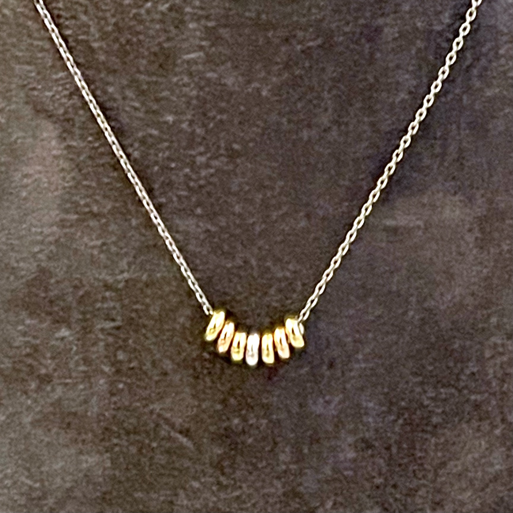 Links of London gold vermeil and rose gold vermeil Sweetie necklace