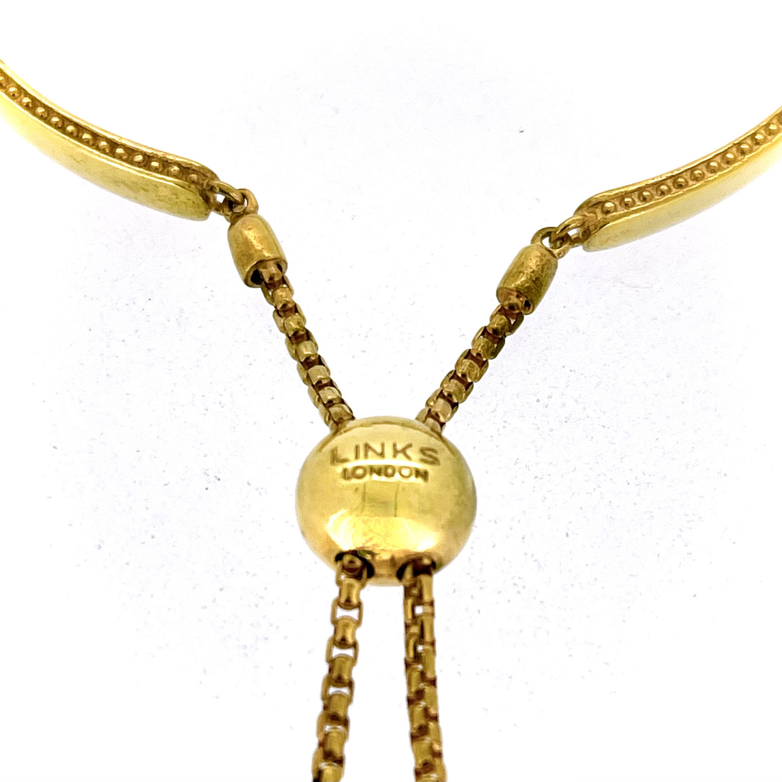 Vintage Narrative collection adjustable gold bracelet