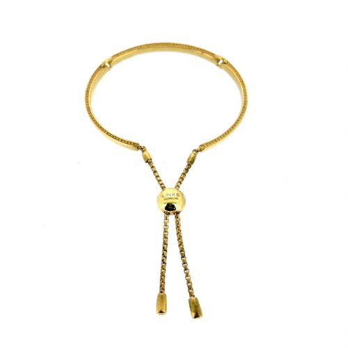 Vintage Links of London Narrative Bracelet 18ct gold plated sterling silver