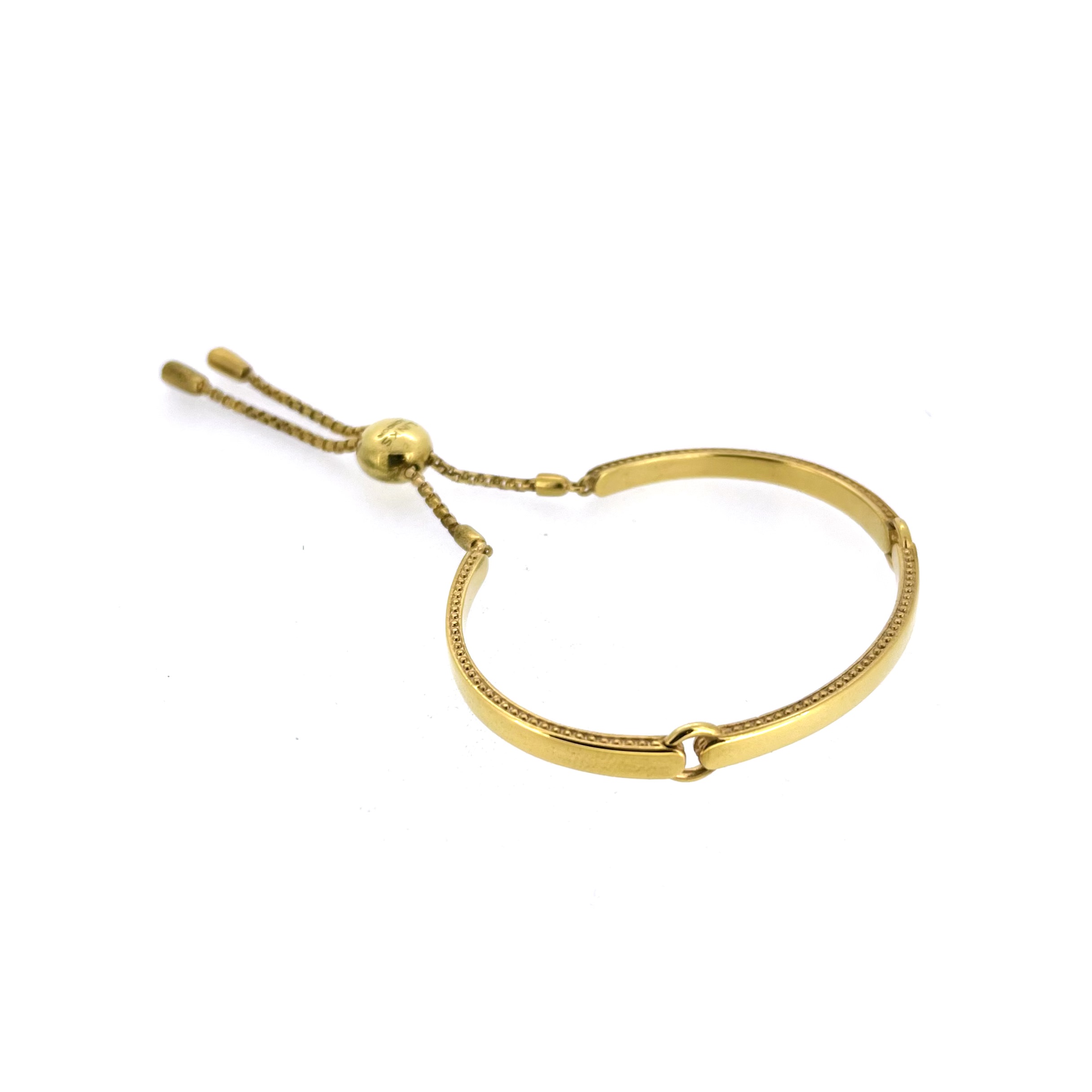 Vintage Links of London slider bracelet angled view