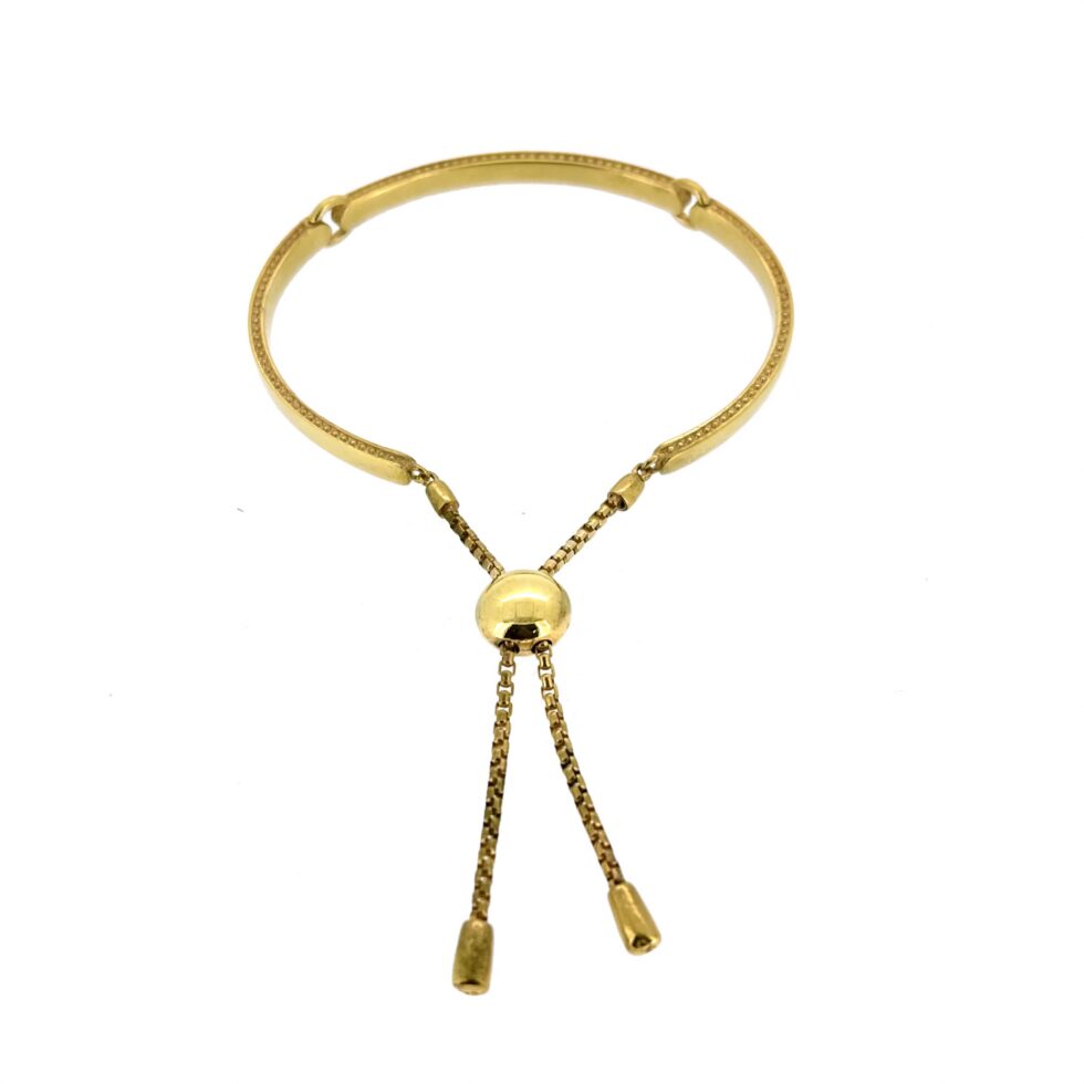 Links of London bracelet with three curved rigid sections