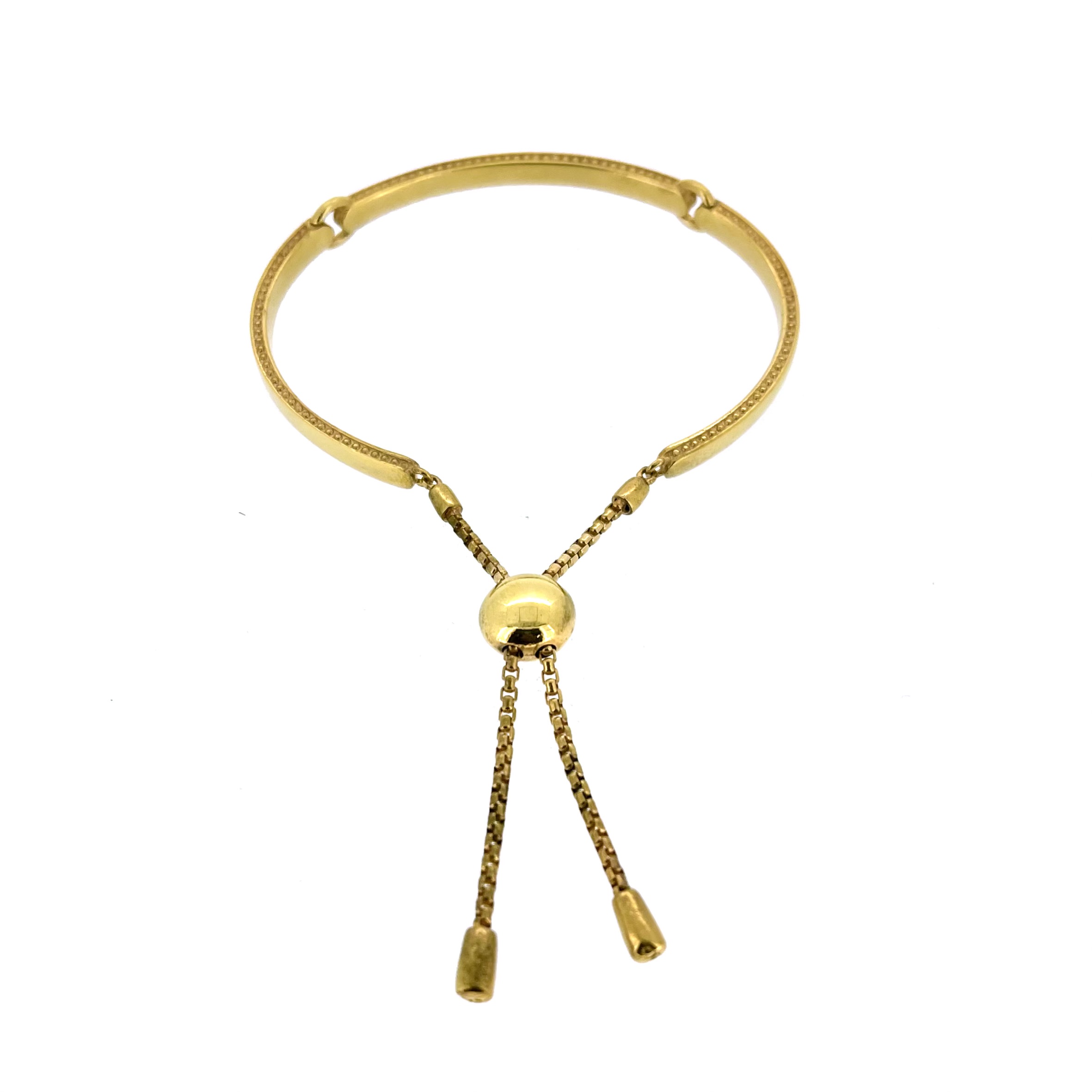 Links of London bracelet with three curved rigid sections