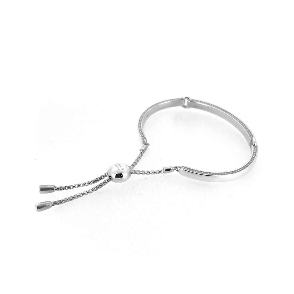 Links of London bracelet with three curved rigid sections