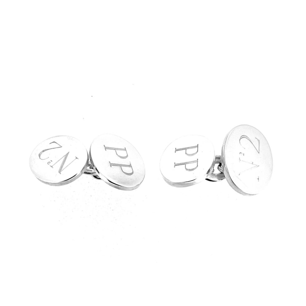 Links of London chain cufflinks with 17mm connecting chains