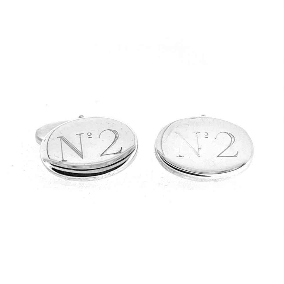 Links of London PP cufflink ends in polished sterling silver