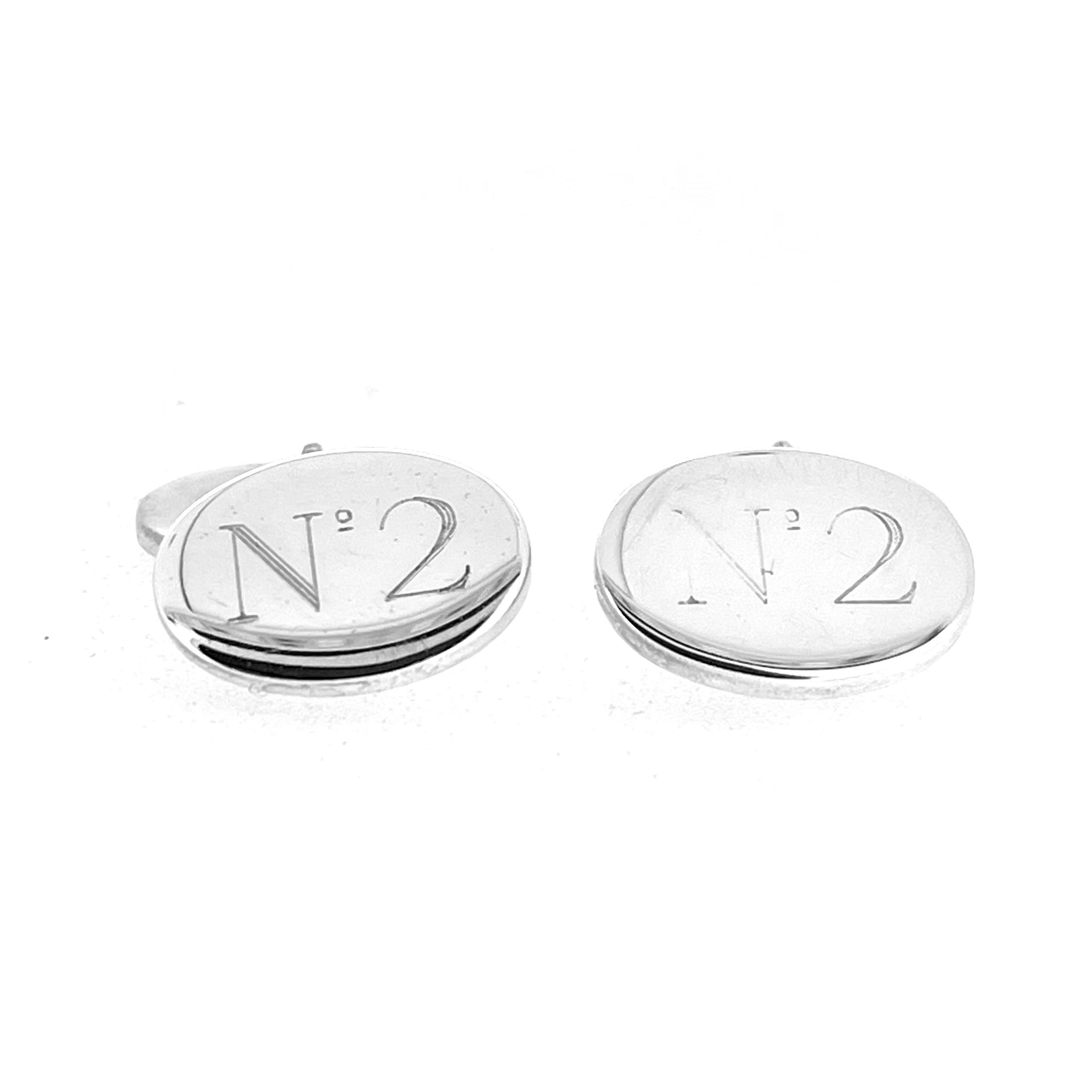 Links of London PP cufflink ends in polished sterling silver