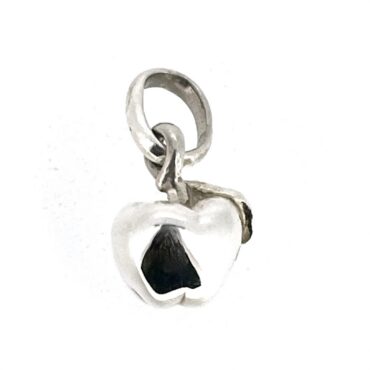 Links of London polished apple charm showing rounded form