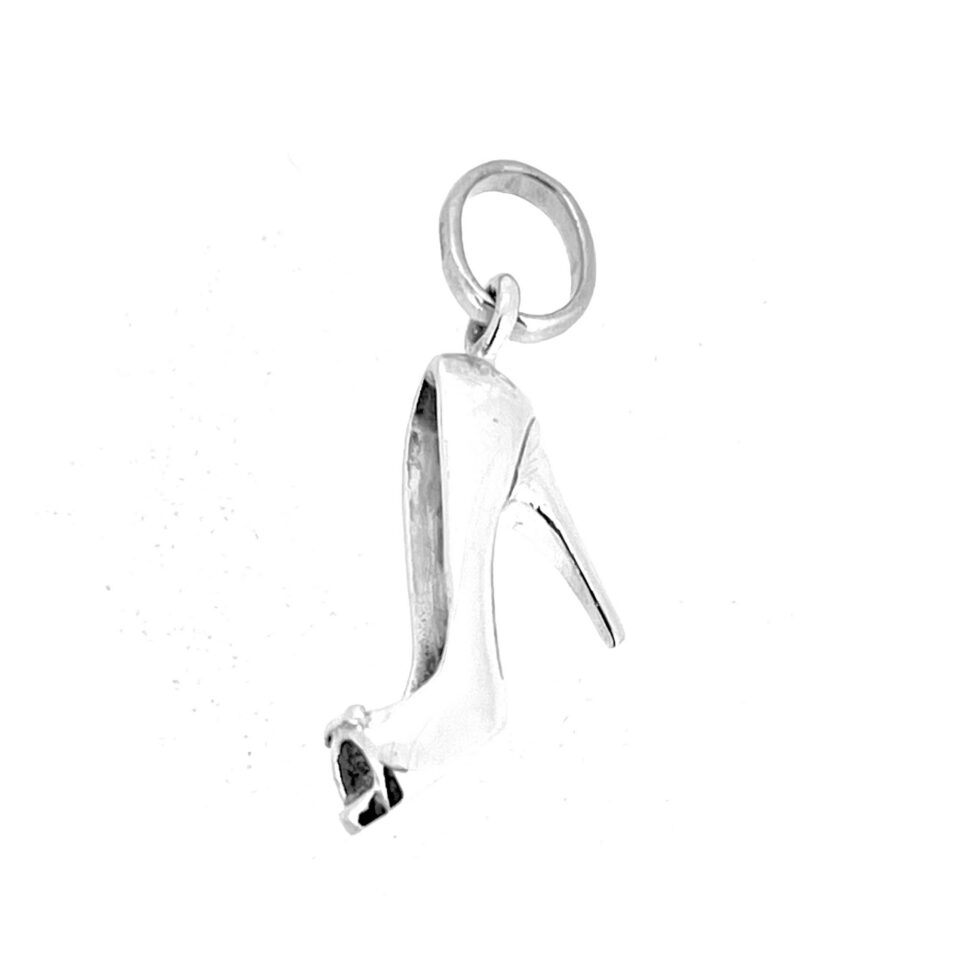 Peep toe detail on miniature Links of London high heel charm