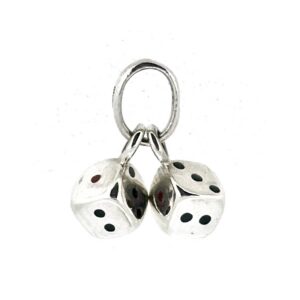 Links of London sterling silver twin dice charm 5030.0458