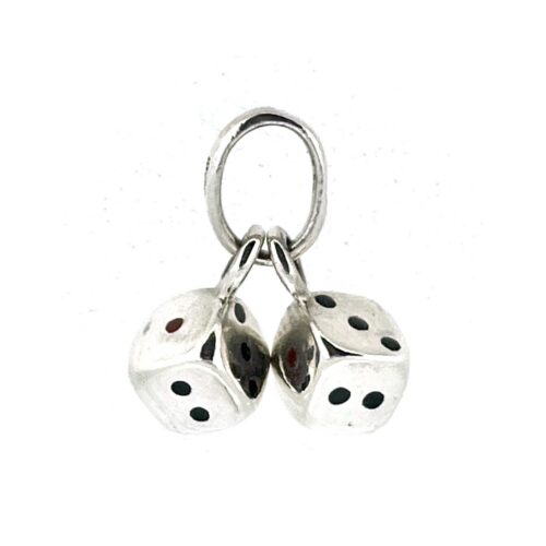 Links of London sterling silver twin dice charm 5030.0458