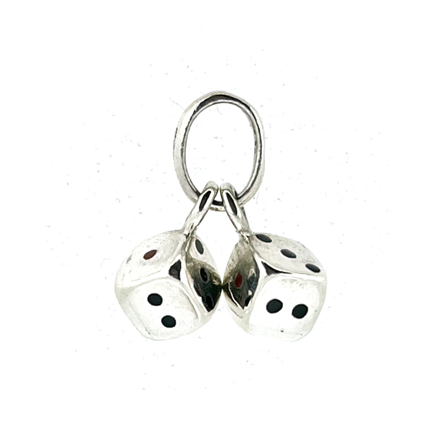 Vintage Links of London Pair of Dice Charm in sterling silver
