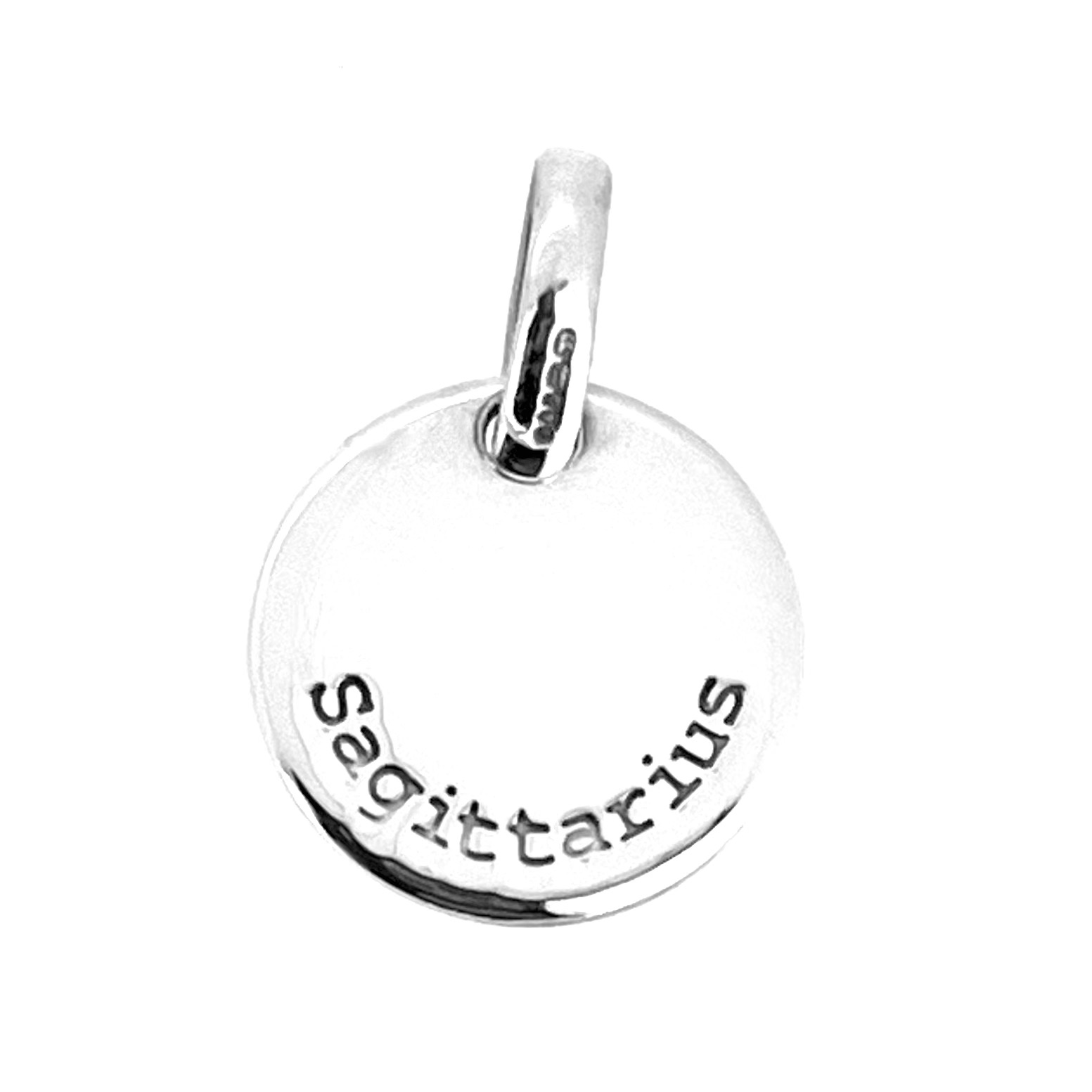 Links of London Sagittarius charm with graphic concentric pattern