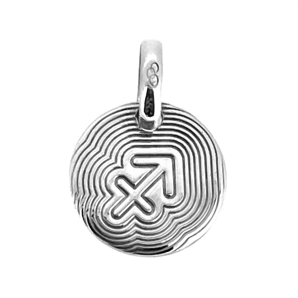 Vintage Links of London Sagittarius Zodiac Disc Charm sterling silver
