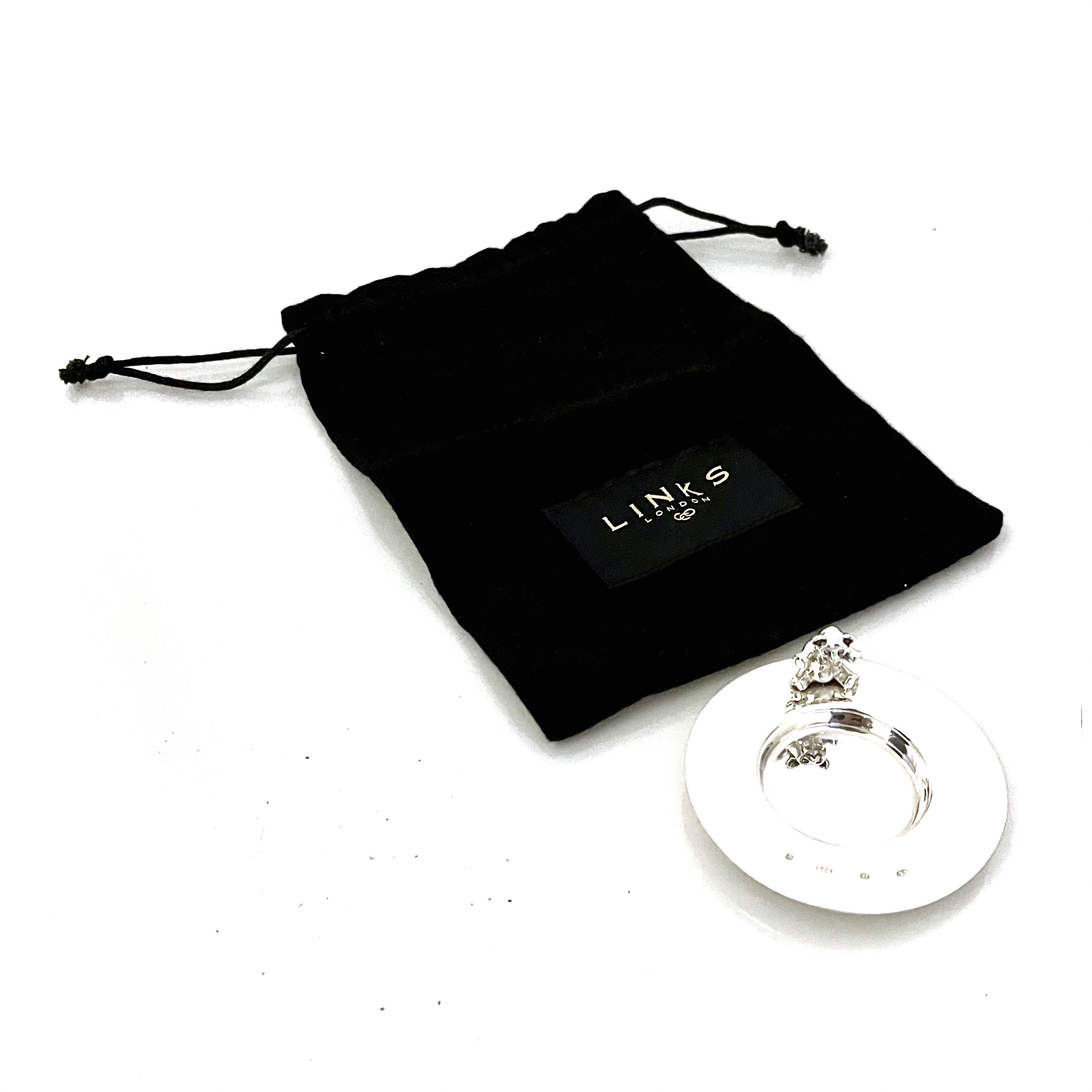 Links of London dressing-table silver with teddy bear detail