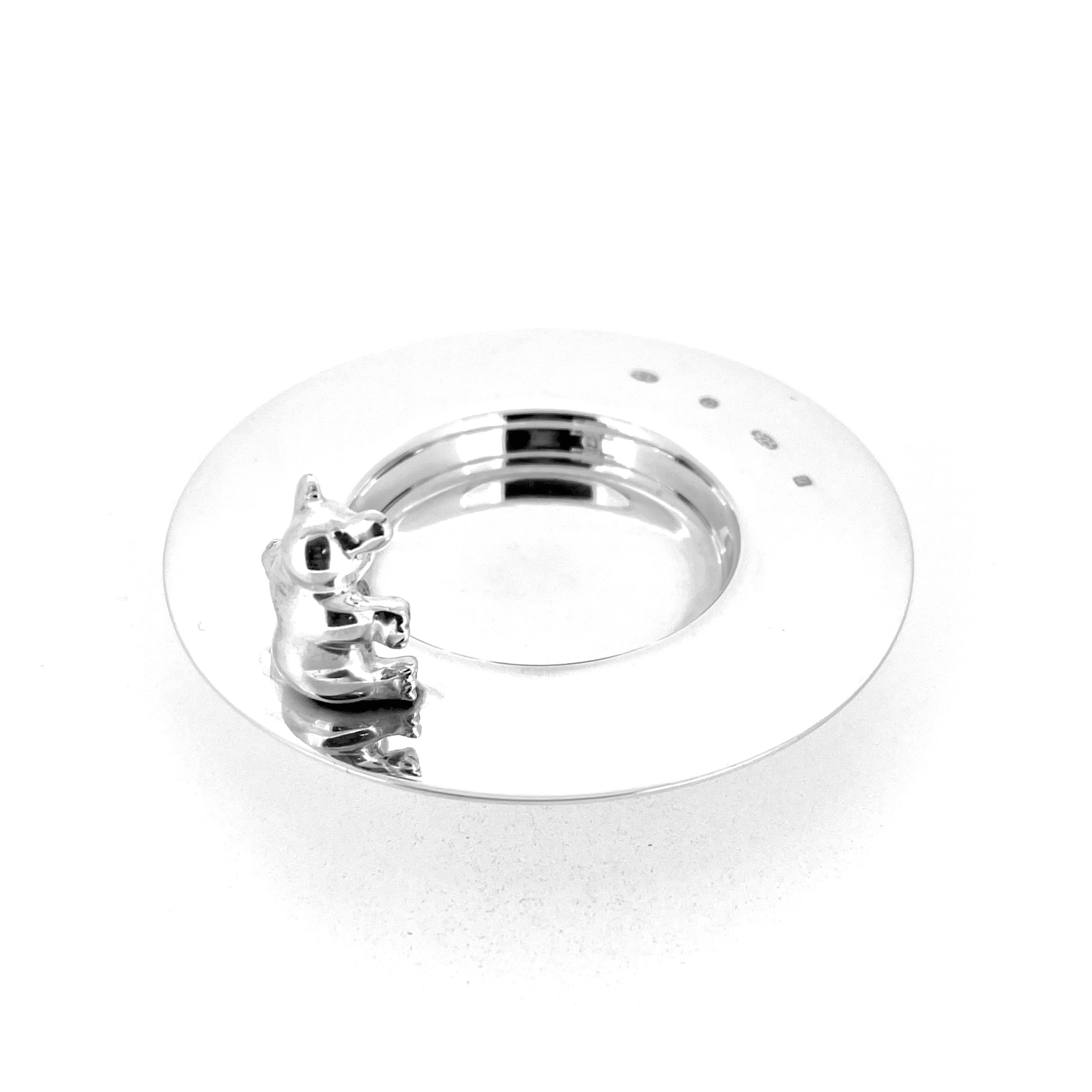 Links of London silver dish with 40mm central recess