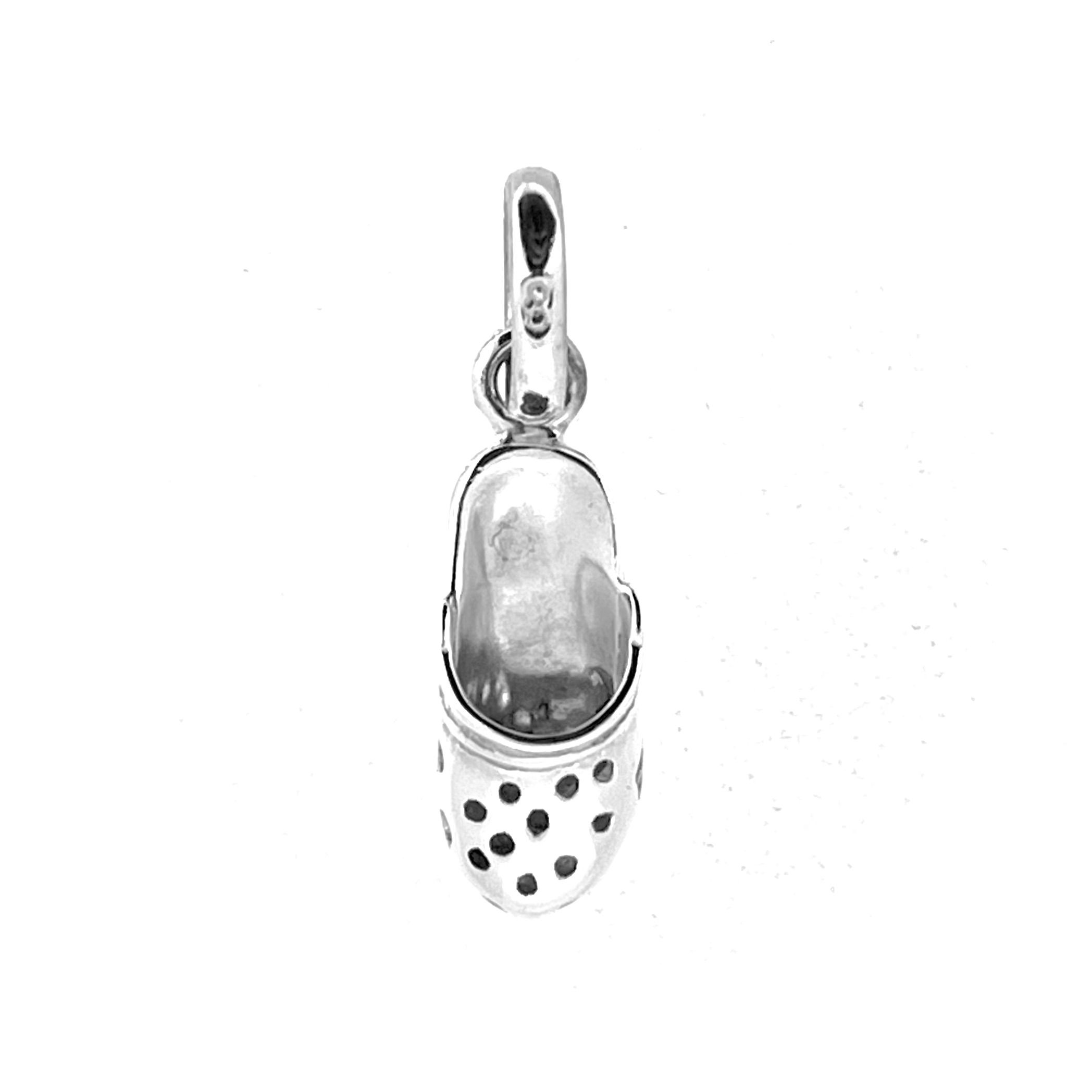 Vintage Links of London perforated clog shoe charm